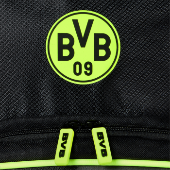 Preview: Borussia Dortmund BVB Rucksack Neon 43 x 28 x 16 cm Schwarz